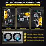 SucceBuy Magnetic Drill Press 750W 1680W Stepless Speed Multifunctional Electric Bench Drilling Machine Dustproof Cooling Hole