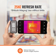 Bild in Galerie-Viewer laden, Amocart Thermal Imaging Camera 256 x 192 IR Resolution Infrared Thermal Imager 25Hz Refresh Rate Thermal Camera for Android
