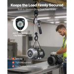 Amocart 0.25/0.5T Manual Lever Chain Hoist Come Along 5/10/20ft Lift Height with Dual Pawl Brake & Hooks for Warehouse Garage
