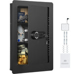 SucceBuy Tall Wall Safe 3/4Tier Hidden Wall Safe with Keypad Q235 Cold-Rolled Steel In Wall Safe for Money Jewelry Passport Home