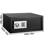 SucceBuy Electronic Safe Deposit Box Secret Hidden Piggy Bank Digital Access &Override Keys for Store Money Gun Jewelry Document