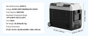 Bild in Galerie-Viewer laden, Amocart 35L 45L 55L Portable Foldable Handle Car Refrigerator with Wheel -4°F to 68°F Truck Refrigerator with APP Control Compressor Freezer for Camping Picnics Car Home Traval
