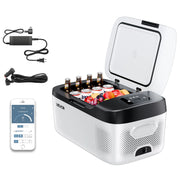 Bild in Galerie-Viewer laden, Amocart 15L Small Fridge Portable Car Freezer 12V/24V Mini Refrigerator Compressor Cooler for RVs Traveling Camping Outdoor
