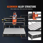 Amocart CNC Router Machine 3 Axis GRBL Control Wood Engraving Carving Milling Machine Kit for Wood Acrylic MDF PVC Plastic Foam
