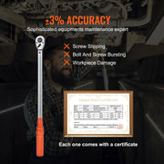 Bild in Galerie-Viewer laden, Amocart 1/2" 1/4" 3/8" Mechanical Torque Wrench Set Precision Pointer Hand Tools Torque Wrench Mechanical Car Repair Tool
