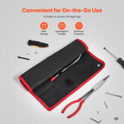 Bild in Galerie-Viewer laden, SucceBuy 5-Piece Needle Nose Pliers 11 in Long Needle Nose Pliers Set Diagonal Cutting Pliers 45°/90° Bent Round Nose Plier

