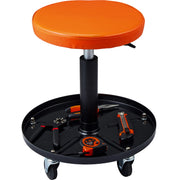 Charger l'image dans la visionneuse de galerie, Amocart Mechanic Stool 250 LBS Rolling Pneumatic Creeper Garage/Shop Seat Padded Rolling Workshop Stool for Garage Auto Repair
