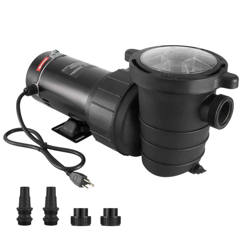 Amocart Above Ground Pool Pump 1HP/1.5HP/2HP Single Speed with Filter Basket for Above Ground Pools Hot Tubs Spas UL Certified