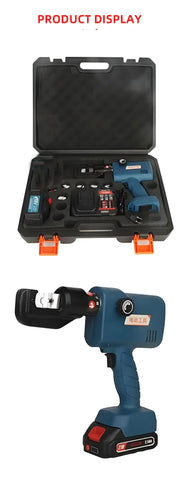 Load image into Gallery viewer, Portable Electric Hydraulic Crimping Plier SME-70 4-70mm² Lithium Battery Copper Aluminum Terminal Charging for Electrician
