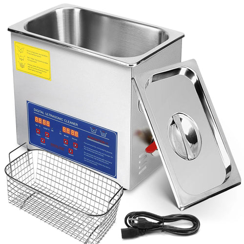 Amocart 15L Ultrasonic Cleaner Lave-Dishes Portable Washing Machine with Digital Timer Ultrasound Home Jewelry Clean Appliances