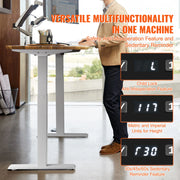 Load image into Gallery viewer, Amocart Standing Desk Frame  Electric Stand Up Computer Desk Legs Ergonomic DIY Workstation Base for Home Office Black white
