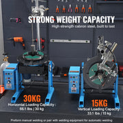 Charger l'image dans la visionneuse de galerie, Amocart Rotary Welding Positioner 30KG 0-90° Welding Positioning Turntable Table 1-12RPM Welding Torch Stand Holder for Cutting

