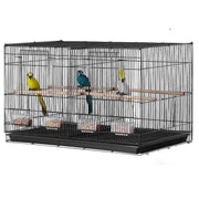 Bild in Galerie-Viewer laden, Amocart 30In Flight Bird Cage Stackable Divided Small Animal Cage for Kinds of Birds Pet Travel Birdcage with Handle and Perche
