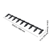 Charger l'image dans la visionneuse de galerie, Amocart Bucket Tooth Bar Heavy Duty Tractor Bucket Teeth Bar for Sub-Compact Tractor Loader 4560 lbs Load-Bearing Capacity
