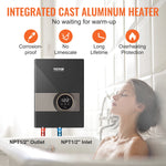 SucceBuy Instant Water Heater 8/13.8/18kw On Demand Electric  Water Boiler Digital Temperature Display & Easy Installation