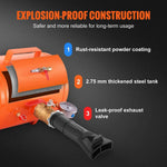 Amocart Tire Bead Blaster 5 Gallon/19L Capacity Includes Pressure Gauge & Handle 145 PSI Max Inflation Tank, for Car Truck ATV