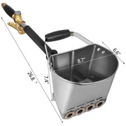 Bild in Galerie-Viewer laden, Amocart Spray Gun for Painting Walls Ceilings Cement Mortar Sprayer Plaster Hopper Gun 4 Jet Hopper Ladle Construction Tool
