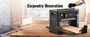 Charger l'image dans la visionneuse de galerie, 【From China】Amocart Thickness Planer 13inch Benchtop Planer &amp; Two-Blade 15-Amp 1800W Powerful Motor Low Noise For DIY Woodworki
