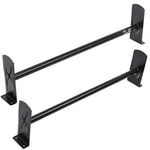 Amocart Van Roof Ladder Rack 2/3 Bars Alloy Steel Roof Racks 500/750 LBS Capacity Rain-Gutter Roof Rack Van Ladder Rack for Van