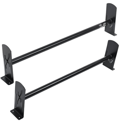 SucceBuy Van Roof Ladder Rack 2/3 Bars Alloy Steel Roof Racks 500/750 LBS Capacity Rain-Gutter Roof Rack Van Ladder Rack for Van