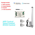 WIFI App Control 12V Linear Actuator With Bracket 750N /1000N/1500N Linear Actuator Motor Drive For Home Automation Door Control