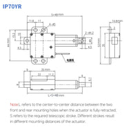 Load image into Gallery viewer, Small Linear Actuator DC12V 24V 10-200MM 10KG Electric Motor for Cabinets Window Opener Robotics with Free Bracket
