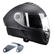 Charger l'image dans la visionneuse de galerie, Amocart Full Face Motorcycle Helmet Smart Street ABS &amp; High Density Helmet with Bluetooth Slot &amp; Interchangeable Len, for Adult
