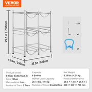 Charger l'image dans la visionneuse de galerie, Amocart 3/4/5 Tiers Water Jug Holder Iron Water Bottle Holder Double/Single Row Easy Installation for Kitchen Office Livingroom
