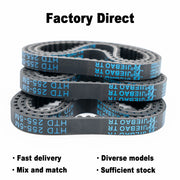 Load image into Gallery viewer, Fast Delivery HTD 5M Timing Belt 250 255 260 265 270 275 280 285 290 295 300 305 310 315 320 325 for Engraving Machine Conveyor
