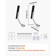 Bild in Galerie-Viewer laden, Amocart Boat Trailer Guides 2PCS High-Hardness Steel Trailer Guide-Ons Fits C-Channel Bunk-Style Pontoon Trailers/V-Hull Boats
