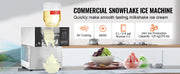 Charger l'image dans la visionneuse de galerie, Amocart Commercial Snowflake Ice Machine Snowflake Ice Maker Stainless Steel Ice Shaver Machine Electric Snow Cone Maker
