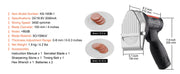 Load image into Gallery viewer, Amocart Electric Shawarma Knife, Cordless Battery Professional Turkish Knife Commercial Stainless Steel Gyro Cutter
