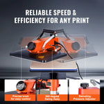 SucceBuy 5/6 in 1Heat Press Machine 12 x 15inches Fast Heating 360 Swing Away Digital Sublimation Transfer T-Shirt Vinyl Printer