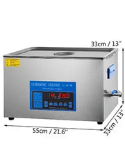 Bild in Galerie-Viewer laden, 【Premium】Amocart 22L Ultrasonic Cleaner 28/40khz Dual Frequency Ultrasonic Cleaner 304 Stainless Steel w/ Heater Timer for Jewe
