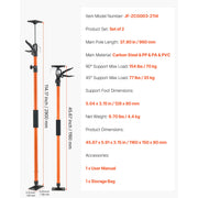 Bild in Galerie-Viewer laden, Amocart 2/4 Pack Cabinet Jack Support Pole Adjustable 3rd 19-45in/45-114in Steel Telescopic Support Rod for Lifting Drywall
