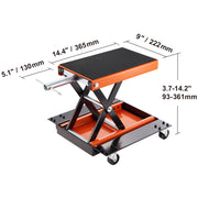Charger l'image dans la visionneuse de galerie, Amocart Motorcycle Lift 350/1100/1500 LBS Capacity Motorcycle Scissor Lift Jack with Wide Deck&amp;Safety Pin for Bikes Motorcycles

