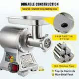 Charger l'image dans la visionneuse de galerie, Amocart 122 Kg/H 250 KG/H Electric Meat Mincer Chopper Heavy Duty Food Processors Kitchen Appliances Commercial Grinder Machine
