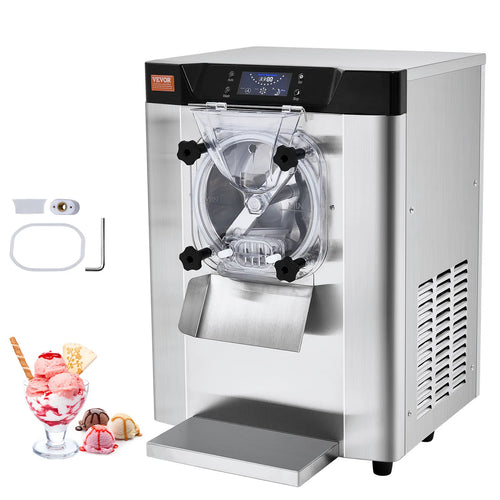 Amocart 4.5L Commercial Ice Cream Machine 1713W Single Flavor Countertop Hard Serve IceCream Maker for Restaurant Snack Bar