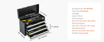 Amocart 20.5in Metal Tool Box Portable 4-Drawers Tool Chest with Drawers Locking Multi-Function Tool Organizer for Workshop