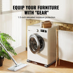 SucceBuy 660 lbs Adjustable Universal Washing Machine Stand Refrigerator Base Mount Mobile Roller Multifunctional Dryer Holder
