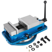 Charger l'image dans la visionneuse de galerie, Amocart 3 Inch / 5 Inch Jaw Width Heavy Duty Milling Vise Bench Clamp Vise High Precision, 360 Degree Swiveling Base CNC Vise
