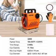 Charger l'image dans la visionneuse de galerie, Amocart 11oz-15oz Mug Heat Press Mini Gift Ceramic Cup Presser Tumbler DIY Handheld Sublimation Blanks Auto Printing Machine
