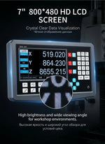 Industrial 3VA LCD DRO Readout 300x192x78mm 4kg Linear Error Compensation Precision Machining CNC Equipment Display System