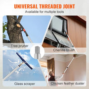 Load image into Gallery viewer, Amocart Manual Pole Saw Extendable Tree Pruner  Steel Blade for Branches Trimming with Lightweight Aluminum Alloy Handle
