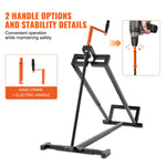 SucceBuy Lawn Mower Lift with Hydraulic/Threaded jack, 500/880 Lbs Adjustable Movable Lawn Lifter for Lawn Mower Garden Tractor