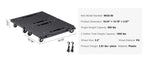 Amocart 2 Pack Furniture Mover Pallet Trolley 500 lbs Each Count with 4 Wheels Small Flat Dolly Cart for Industrial Machinery