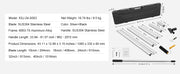 Charger l'image dans la visionneuse de galerie, Amocart Drywall Skimming Blade Set 10/16/24/32/40 inch Skimming Blades + 34-81.6 in Extension Handle Pole Stainless Steel Knife
