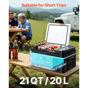 Bild in Galerie-Viewer laden, Amocart 20L 22L Car Refrigerator Compressor Electric Cooler -4°F to 68°F Car Fridge with APP Control Cars Freezer for RVs Camp
