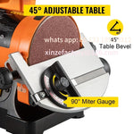 CustomizableFixed-Angle Sharpener Abrasive Cutting Edge Machine Knife Polish SucceBuy 250W Electric Disc Belt Sander Mini Table