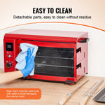 SucceBuy Shawarma Grill Machine 2 Strings of Barbecue Capacity Chicken Shawarma Cooker Machine for Restaurant Kitchen Parties